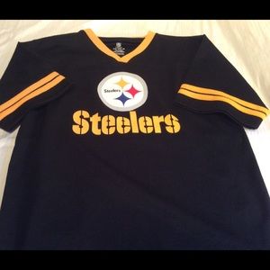NFL Pittsburgh Steelers v-neck Team Apparel boys XXL